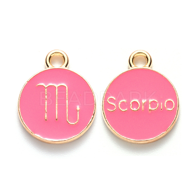 Alloy Enamel Pendants ENAM-S124-01B-03L-1