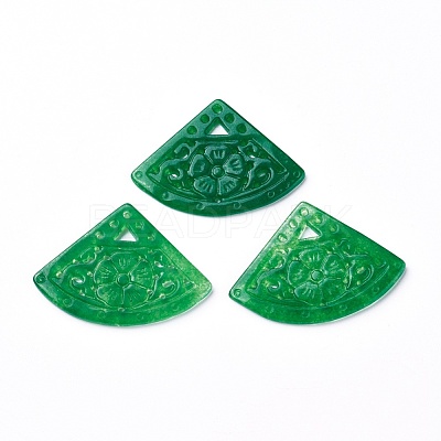 Natural Dyed Jade Pendants X-G-F611-02-1