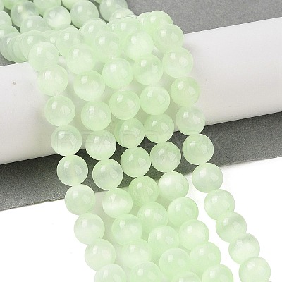Natural Selenite Beads Strands G-C142-01B-11-1