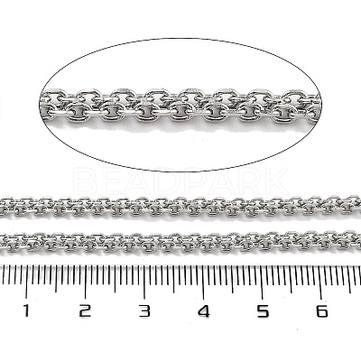 Non-Tarnish 304 Stainless Steel Cable Chain CHS-H026-07A-P-1