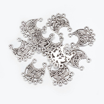 Tibetan Style Alloy Chandelier Components Links PALLOY-EA10687Y-AS-NF-1