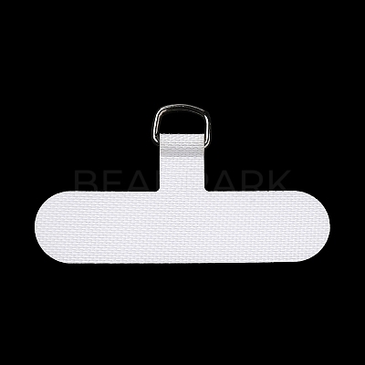 Cloth Mobile Phone Lanyard Patch AJEW-F061-01F-1