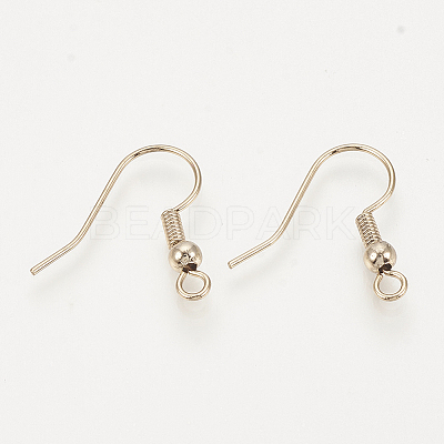Brass Earring Hooks KK-T029-132LG-NF-1
