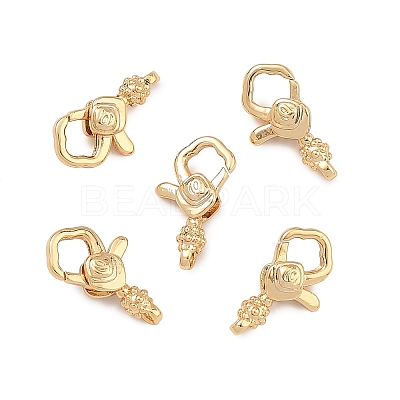 SHEGRACE Brass Lobster Claw Clasps XGRQ58517-766G-1