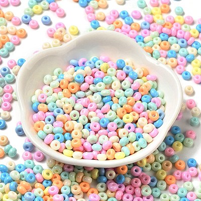 Baking Paint Glass Seed Beads SEED-B001-02A-10-1