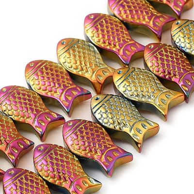 Electroplate Glass Beads Strands EGLA-C007-05E-1
