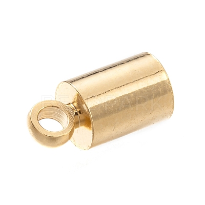 Brass Cord Ends KK-H759-41C-G-1