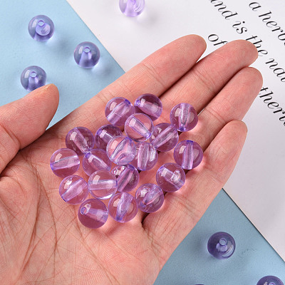 Transparent Acrylic Beads MACR-S370-A12mm-746-1