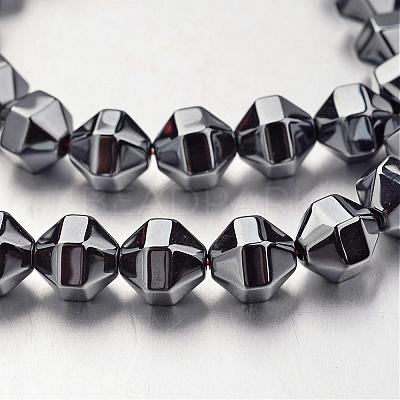 Non-magnetic Synthetic Hematite Bead Strands G-F300-29B-09-1
