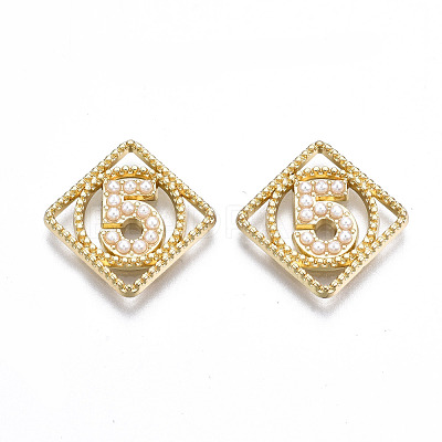 Rack Plating Alloy CAbochons PALLOY-S132-221-RS-1