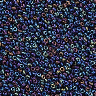 12/0 Grade A Round Glass Seed Beads SEED-Q008-M604-1
