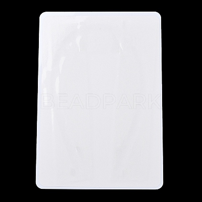U Shaped Hole Acrylic Pearl Display Board Loose Beads Paste Board ODIS-M006-01H-1