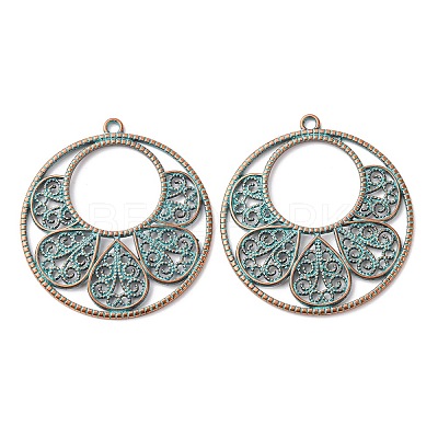 Tibetan Style Alloy Pendants FIND-B055-02B-1