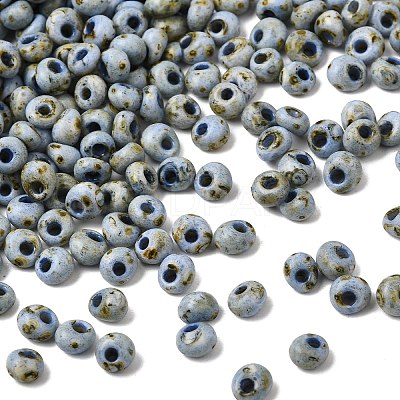 Opaque Glass Beads GL-CBA31A4-01H-1
