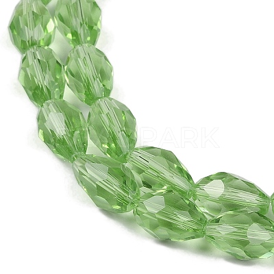Transparent Glass Beads Strands EGLA-N013-T10mm-D13-1