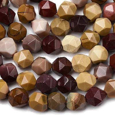 Natural Mookaite Beads Strands G-Z119-A07-01A-1