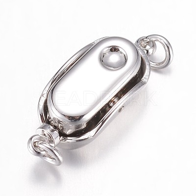 304 Stainless Steel Box Clasps STAS-P100-20M-1