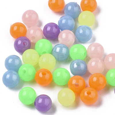 Luminous Acrylic Beads X-MACR-N008-25-1