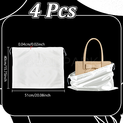 4Pcs Satin Cloth Bags ABAG-NB0002-21-1