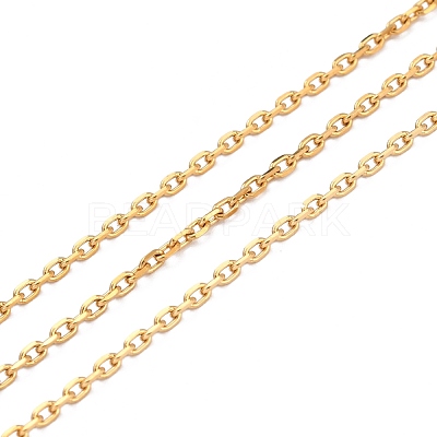 PVD Vacuum Plating 304 Stainless Steel Cable Chains CHS-D033-03G-01-1