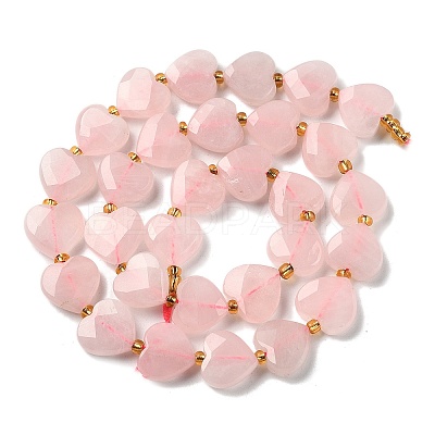 Natural Rose Quartz Beads Strands G-B044-B13-01-1