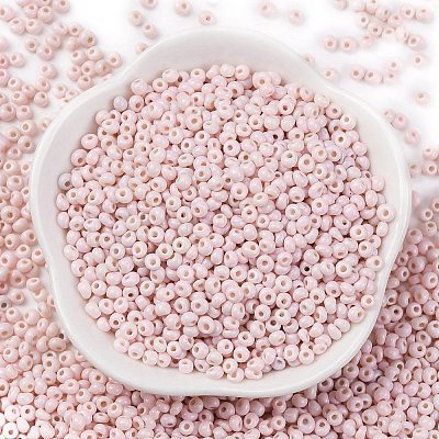 8/0 Baking Paint Glass Seed Beads SEED-M012-02A-38-1