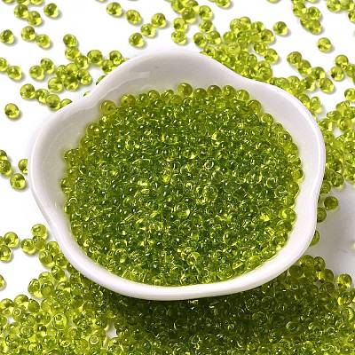 Transparent Colours Glass Seed Beads SEED-P006-02A-04-1
