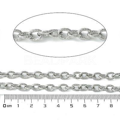 Tarnish Resistant 304 Stainless Steel Cable Chains CHS-K018-11P-1