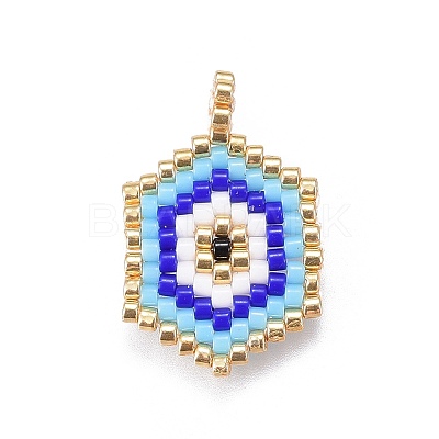 MIYUKI & TOHO Handmade Japanese Seed Beads Pendants SEED-A029-HD10-1