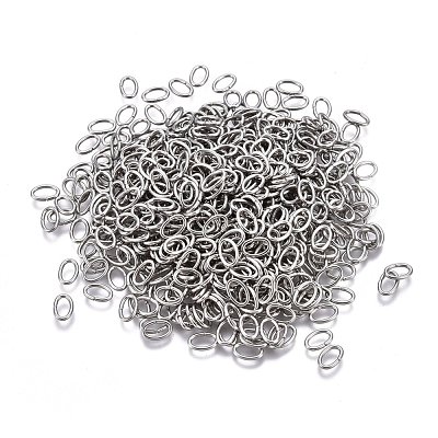 Tarnish Resistant 304 Stainless Steel Open Jump Rings STAS-F250-11P-M-1