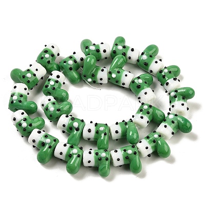 Handmade Lampwork Bumpy Beads Strands LAMP-U001-01H-1-1