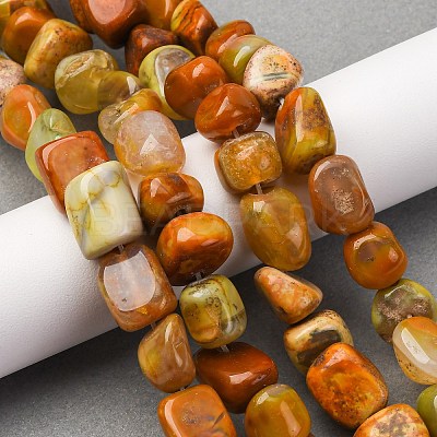 Natural Agate Beads Strands G-RM241227-05-1