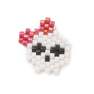 Halloween Theme Handmade Loom Pattern MIYUKI Seed Beads PALLOY-MZ00046-1