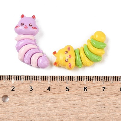 Opaque Resin Insect Decoden Cabochons RESI-S394-01-1