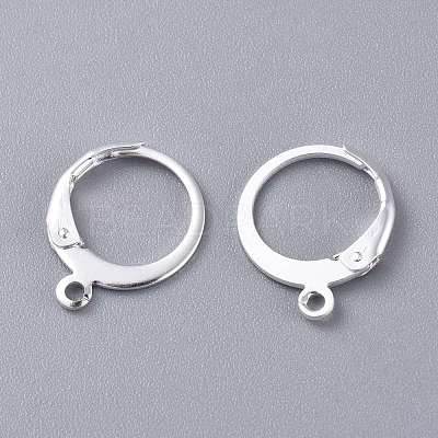 304 Stainless Steel Leverback Earring Findings STAS-K210-29S-1