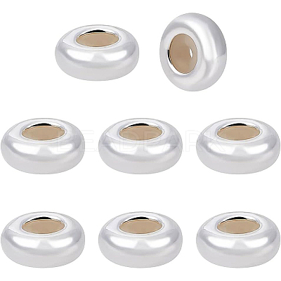 8Pcs 925 Sterling Silver Spacer Beads STER-BC0001-61A-1