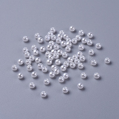 Imitated Pearl Acrylic Beads LS-X-PACR-4D-1-1