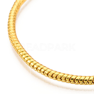 Brass European Style Bracelet Making MAK-R011-03G-1