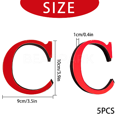 Acrylic Mirror Wall Stickers Decal DIY-CN0001-13B-C-1