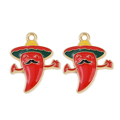 Cinco De Mayo Theme Alloy Enamel Pendants FIND-M080-02D-G-1