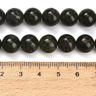 Natural Green Diopside Beads Strands GG-CBA993B-A01-10mm-1