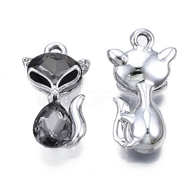 UV Plating Alloy Enamel Pendants ENAM-N058-02A-1