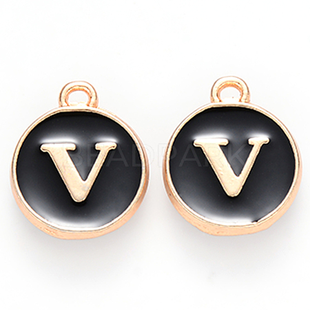 Golden Plated Alloy Charms ENAM-S118-02V-1