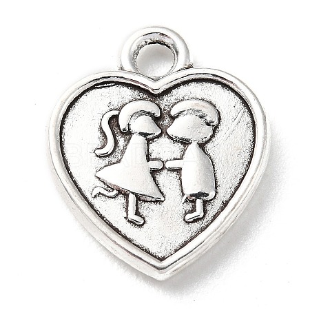 Tibetan Style Alloy Pendants PALLOY-P293-043AS-1