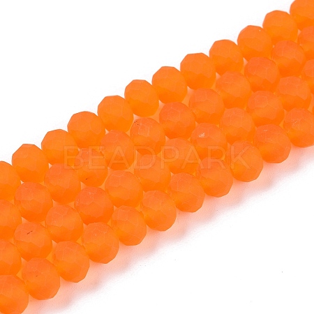 Transparent Glass Beads Strands EGLA-A044-T6mm-MD25-1