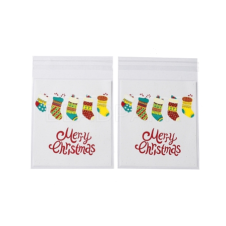 Christmas Theme Plastic Bakeware Bag OPP-Q004-04J-1