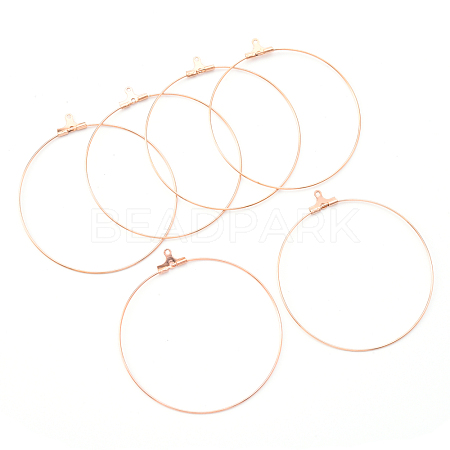 304 Stainless Steel Pendants STAS-T031-20-40mm-RG-1