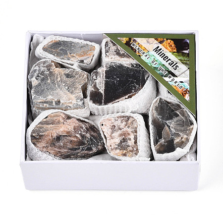 Natural Grey Moonstone Display Decorations G-N347-11C-1