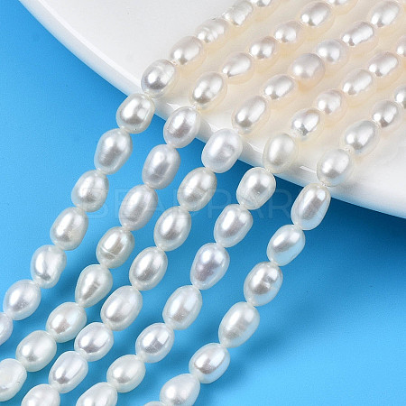 Natural Cultured Freshwater Pearl Beads Strands PEAR-N012-04C-1
