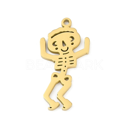 304 Stainless Steel Pendants STAS-U041-02G-G-1